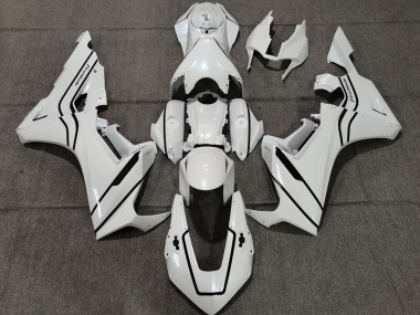 2017-2023 Pearl White and Black CBR1000RR Motorcycle Fairings
