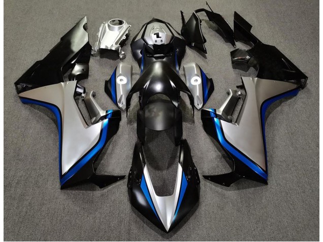 2017-2023 Silver and Black & Blue CBR1000RR Motorcycle Fairings 2017-2023 Silver and Black & Blue CBR1000RR Motorcycle Fairings