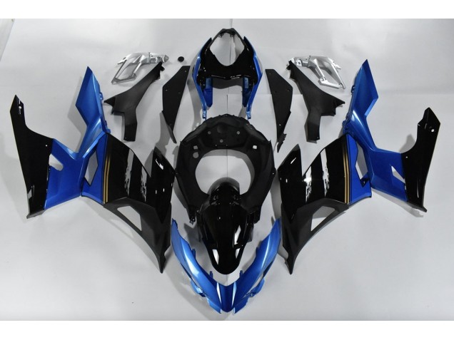 2018-2023 Blue and Black Ninja 400 Motorcycle Fairings 2018-2023 Blue and Black Ninja 400 Motorcycle Fairings