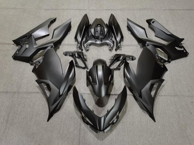 2018-2023 Matte Black Ninja 400 Motorcycle Fairings 2018-2023 Matte Black Ninja 400 Motorcycle Fairings